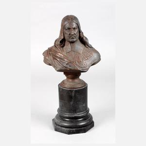 Büste eines britischen Bürgerkriegsoffiziers