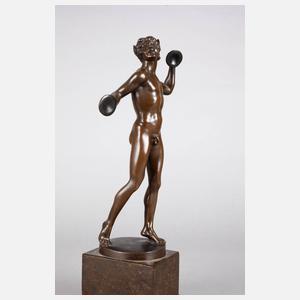 Musizierender Faun mit Zimbeln