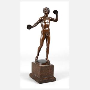 Musizierender Faun mit Zimbeln