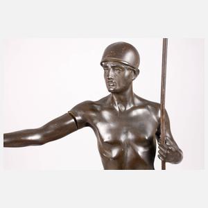 Antikisierender Lanzenkrieger