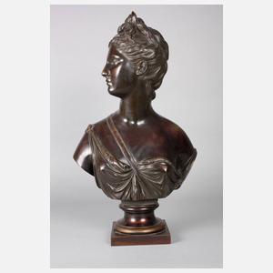 Jean-Antoine Houdon, Büste der Diana