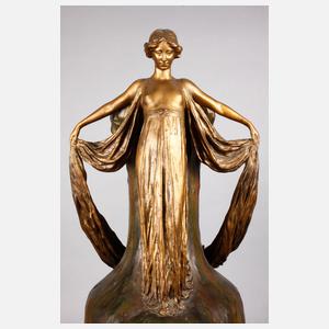 Jeanne Jozon, figürliche Jugendstilvase