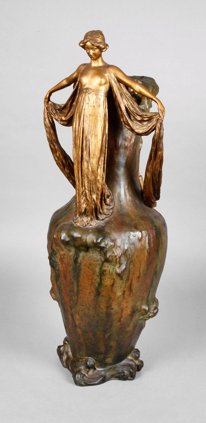 Jeanne Jozon, figürliche Jugendstilvase