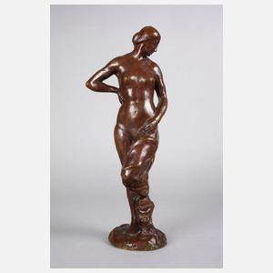 Kurt Kluge, stehender weiblicher Akt