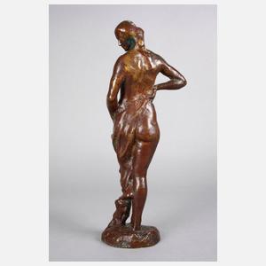 Kurt Kluge, stehender weiblicher Akt