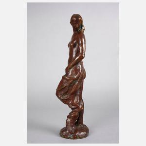 Kurt Kluge, stehender weiblicher Akt