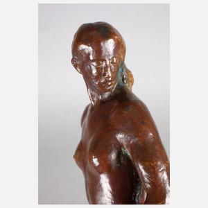 Kurt Kluge, stehender weiblicher Akt