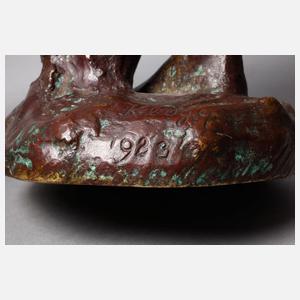 Kurt Kluge, stehender weiblicher Akt