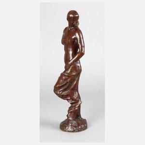 Kurt Kluge, stehender weiblicher Akt