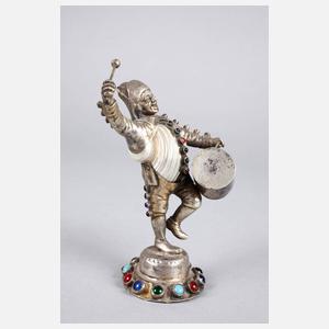 Silberfigur venezianischer Trommler