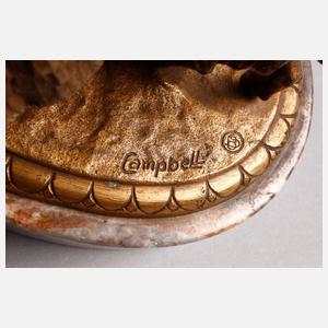 Campbell, Chryselephantine Mädchen mit Ziege