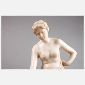 O. Herzog, figürliche Jugendstillampe