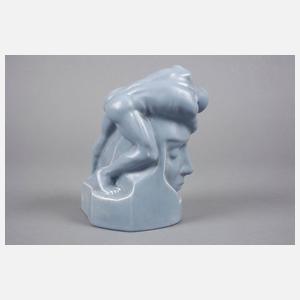 Monogrammist P.M., Sphinx mit Männerakt