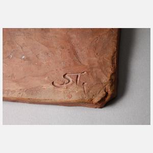 Steigendes Pferd Terrakotta