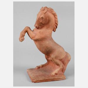 Steigendes Pferd Terrakotta