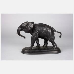 Afrikanischer Elefant Eisenguss