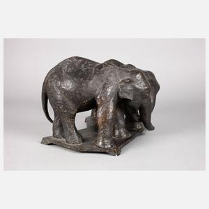 Hermann Geibel, Elefantenpaar