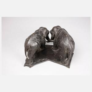 Hermann Geibel, Elefantenpaar