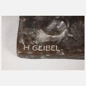 Hermann Geibel, schreitender Löwe