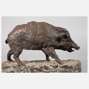 Pierre-Jules Mène attr., Wildschwein