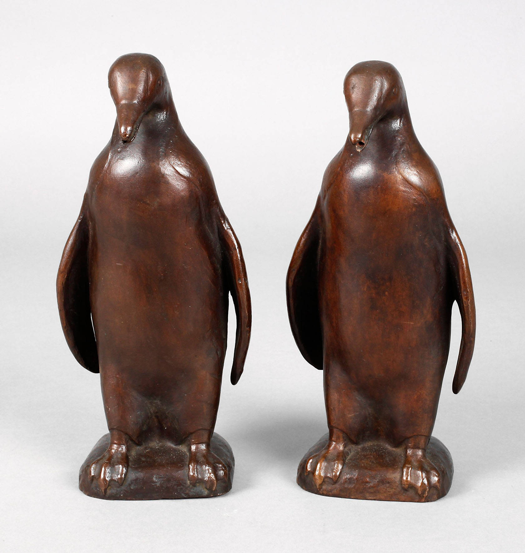 Pinguine als Brunnenfiguren
