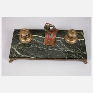 Wiener Bronze Schreibset mit Araber