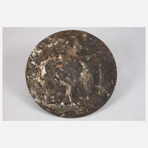 Reliefbildplatte Adam & Eva