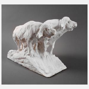 Dylan Lewis Paar Wasserbüffel