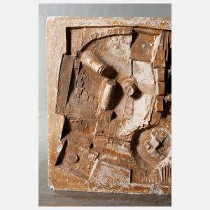 Abstraktes Wandrelief