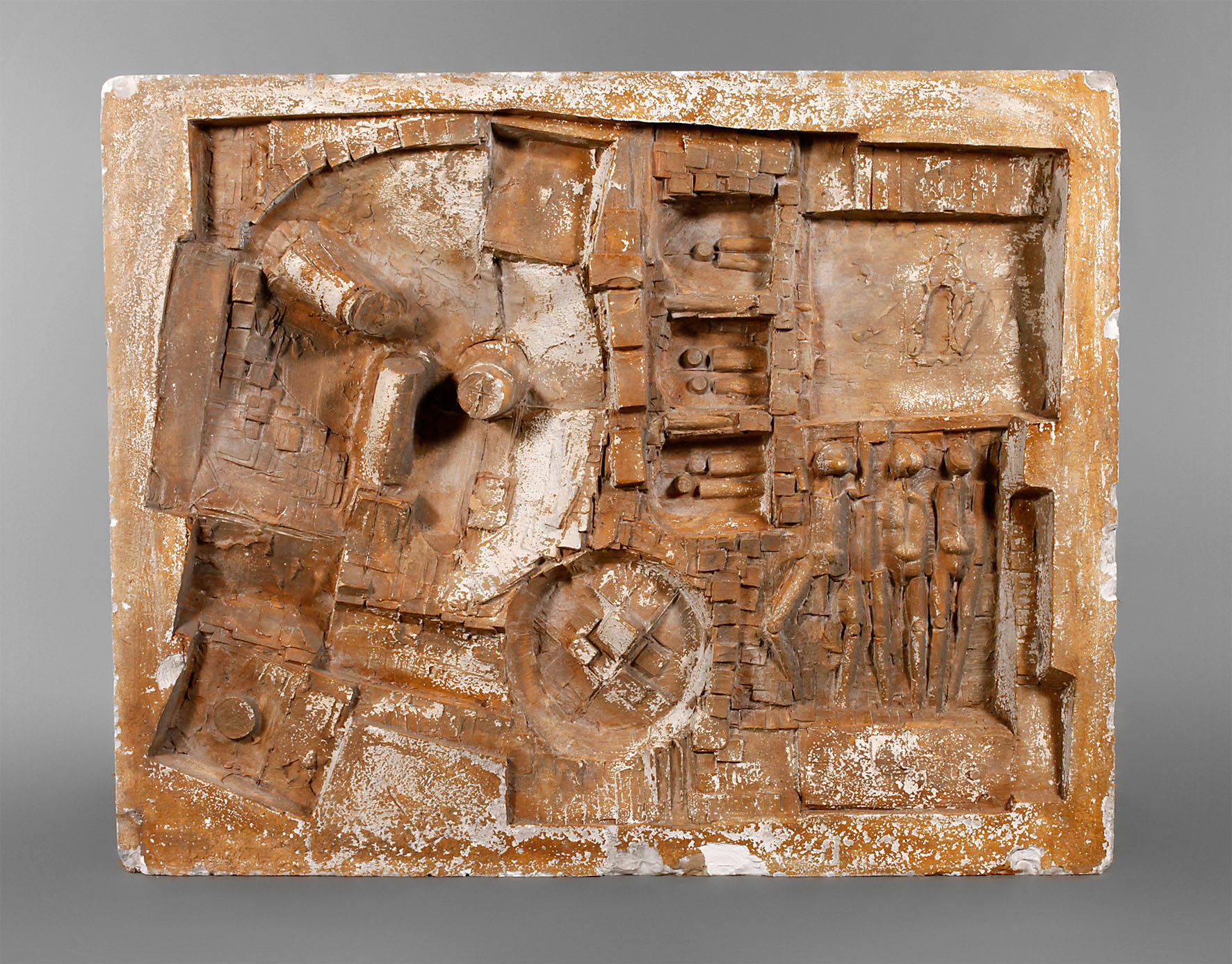 Abstraktes Wandrelief