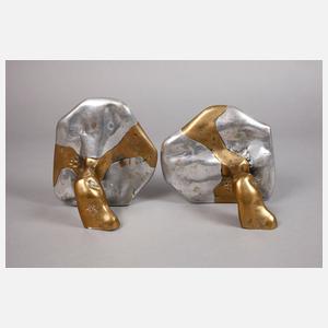 David Marshall paar abstrakte Buchstützen