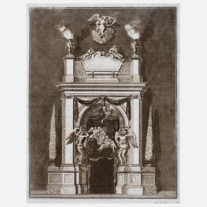 Peter Fehr, Trauerportal von Eosander de Göthe