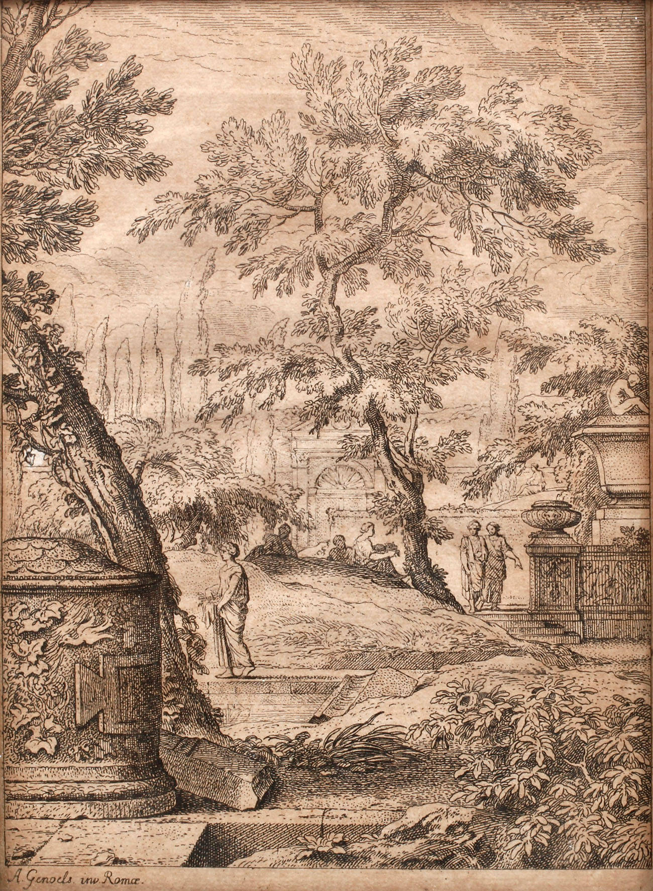 Abraham Genoels, Römischer Park