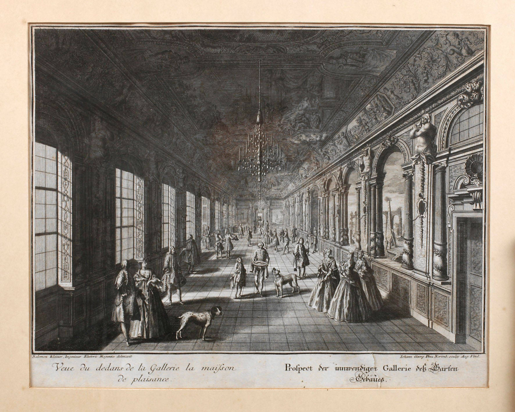 Johann Georg Pinz, Schloss Favorite