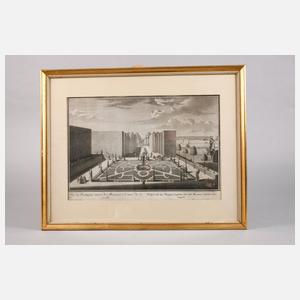 Johann Matthias Steidlin, Barockgarten Lustschloss Favorite