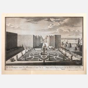 Johann Matthias Steidlin, Barockgarten Lustschloss Favorite