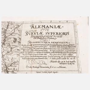 Johann Christoph Hurter, Deutschlandkarte 1625