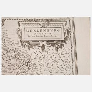 Johannes Janssonius, Karte Mecklenburg