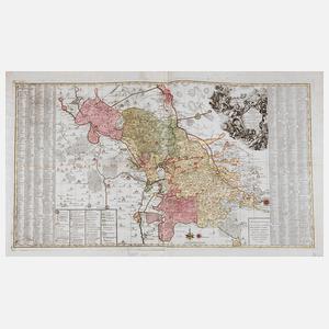 A. C. Seuter und B. F. Leizel, Landkarte Meißnischer Kreis