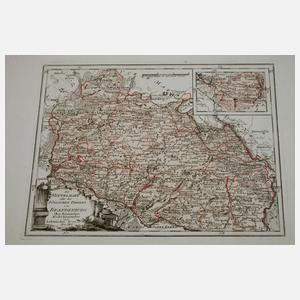 Franz Johann Joseph von Reilly, Vier Karten