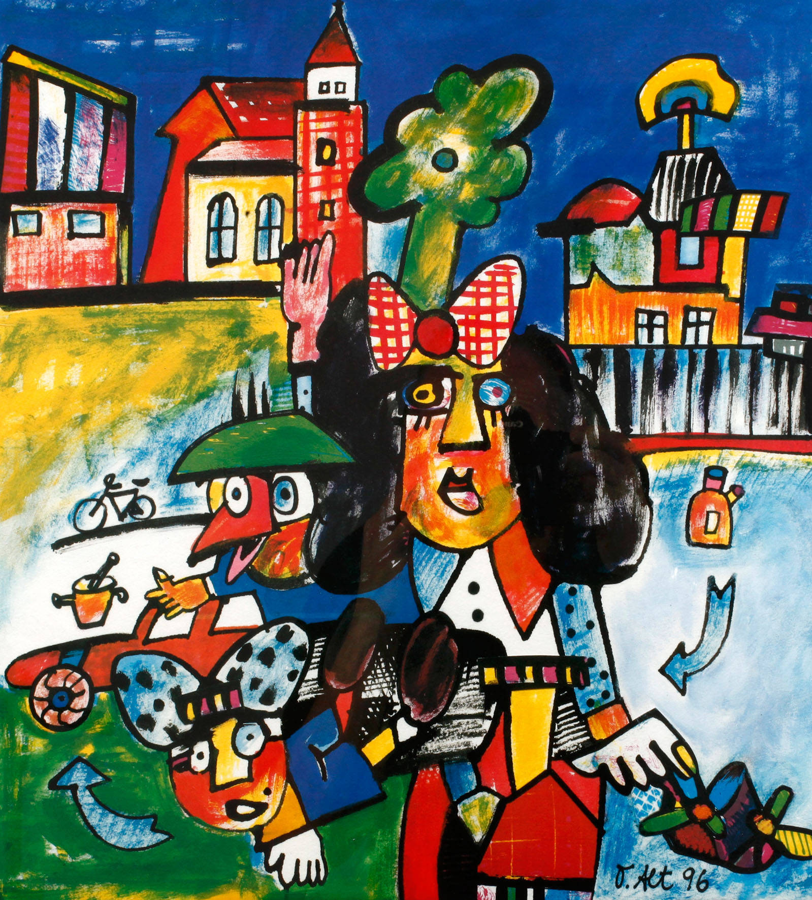 Otmar Alt, Abstrakte Komposition