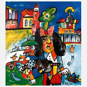 Otmar Alt, Abstrakte Komposition