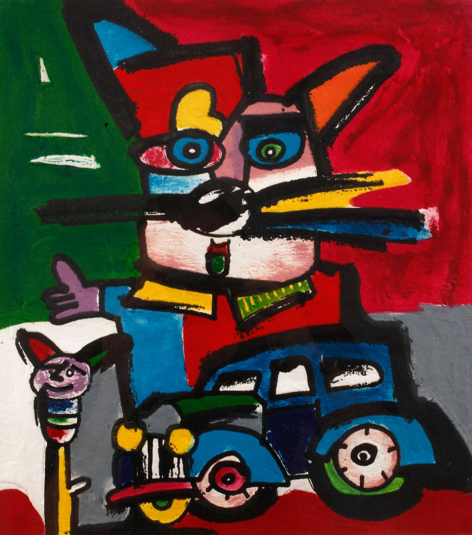 Otmar Alt, Kater und Auto