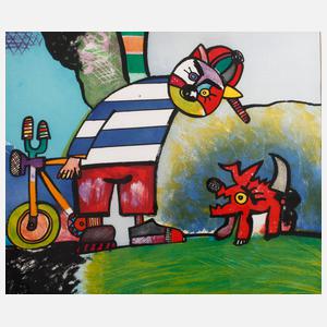 Otmar Alt, Mit dem Fahrrad