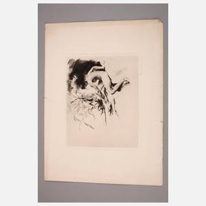 Carl Josef Bauer, Sitzender Akt