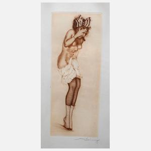 Max Brüning, Mädchenakt