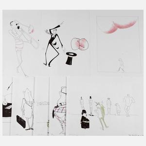 Herbert Klee, Sieben Karikaturen