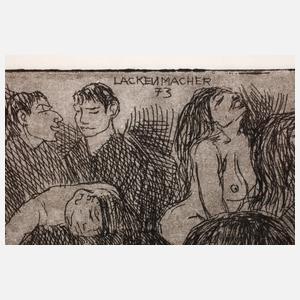 Otto Lackenmacher, Frivole Szenen