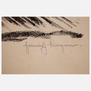 Heinrich Linzen, Säender Bauer