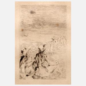 Auguste Renoir, ”Sur la plage à Berneval”